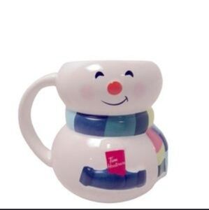 NWOT Tim Hortons 2023 collectible Holiday Snowman Timbits mug